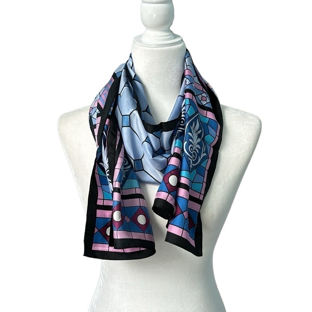 Smithsonian Institution Rectangle Silk Scarf Stai… - image 7